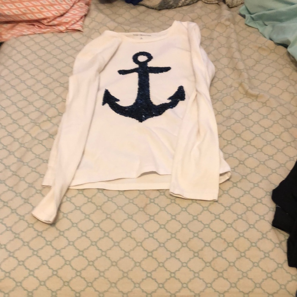 White shirt with anchor Tommy Hilfiger